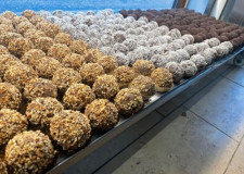 Trøffelkugle med nødder